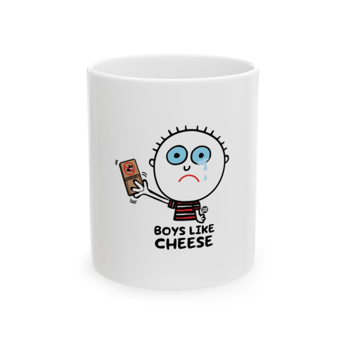 Boys Like Cheese Funny Cartoon Graphic product