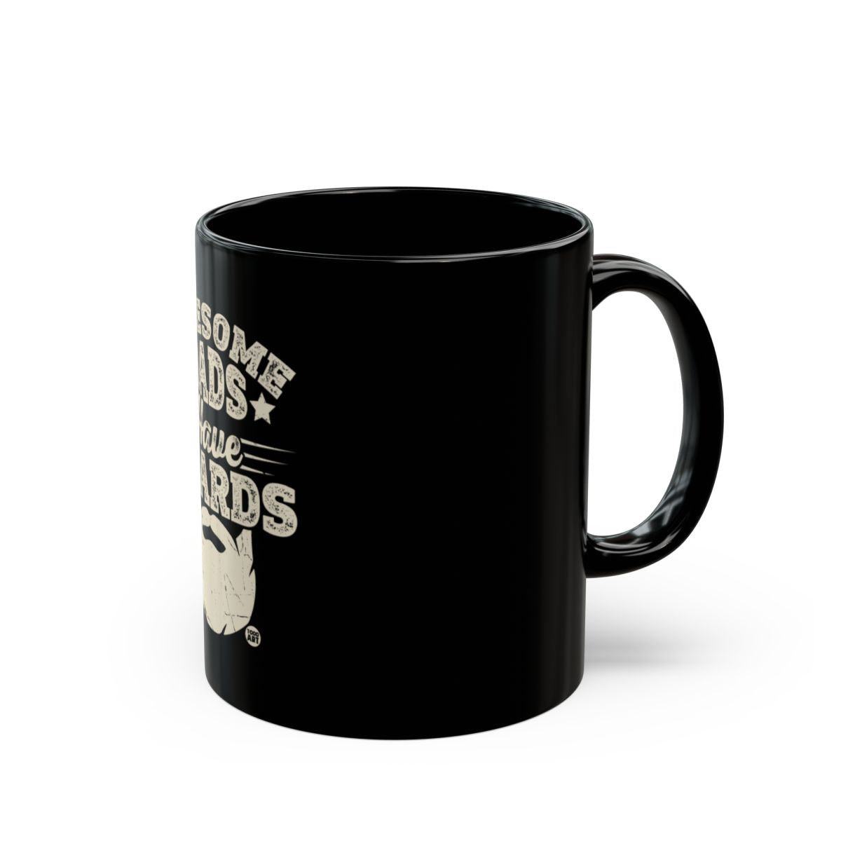 Awesome Dads Have Beards Coffee Mug Gift Black