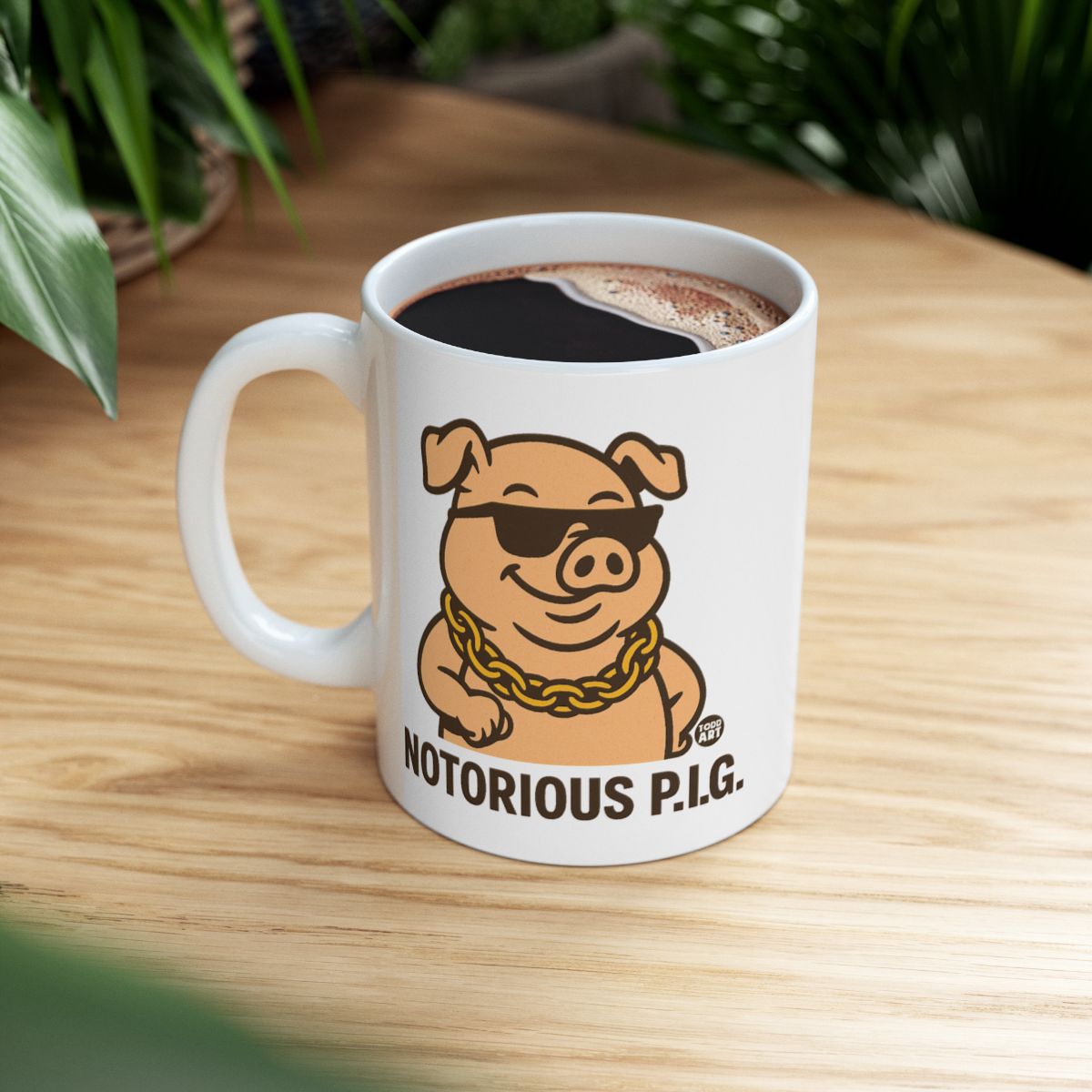 Notorious P.I.G. Funny Coffee Mug for Pig Lovers
