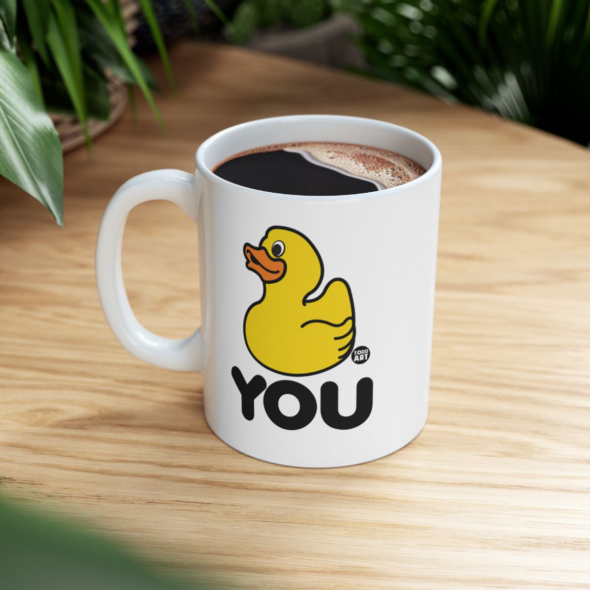 Cute Duck Design Coffee Mug for Duck Lovers