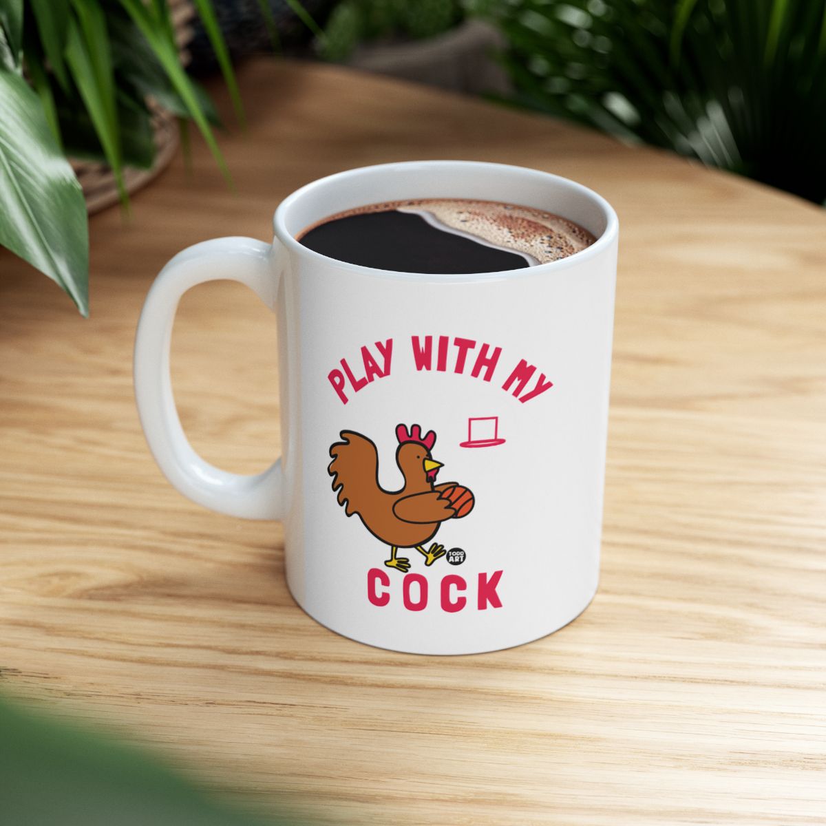 Play With My Cock Mug Fun Novelty Coffee Cup Perfect Gift