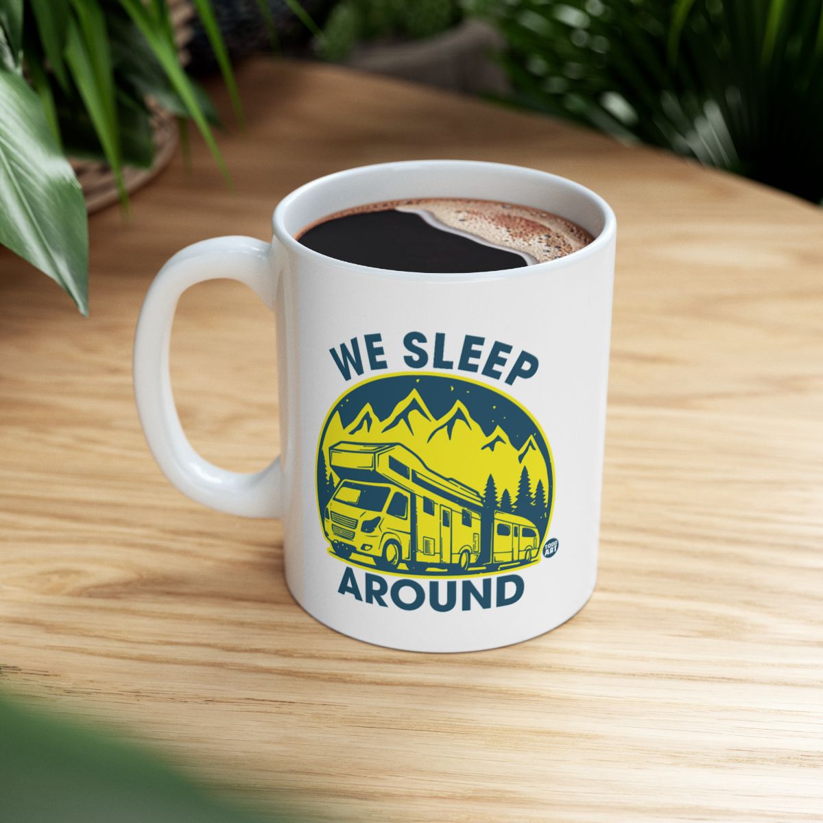 We Sleep Around Adventure Travel Mug