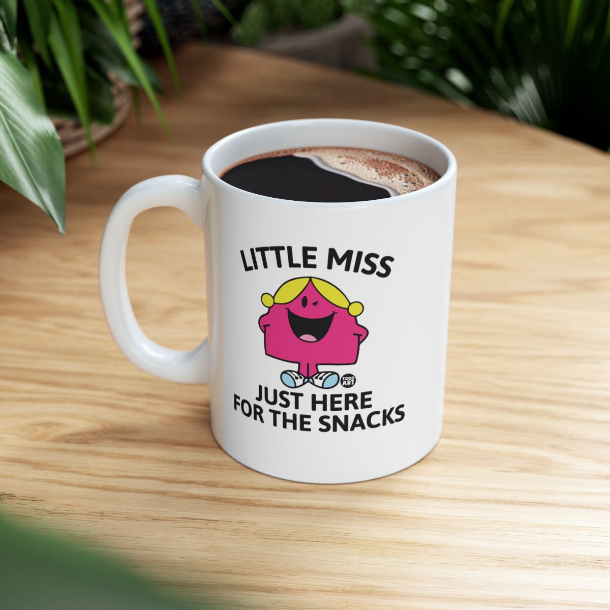 Little Miss Just Here For The Snacks Coffee Mug