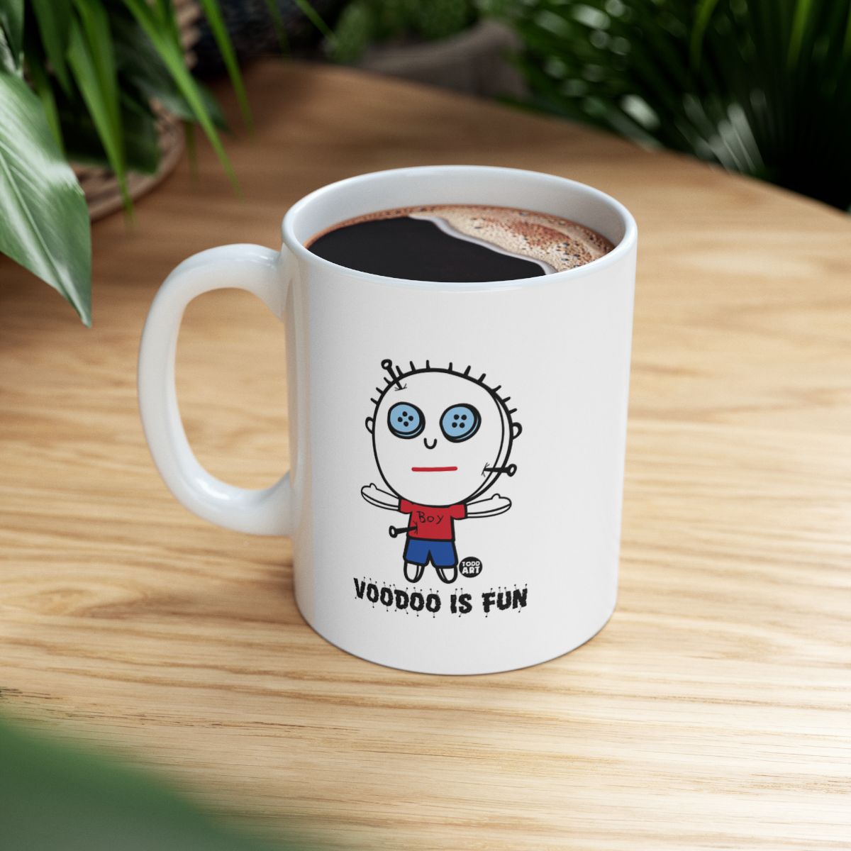Voodoo Is Fun Graphic Mug For Your Morning Coffee