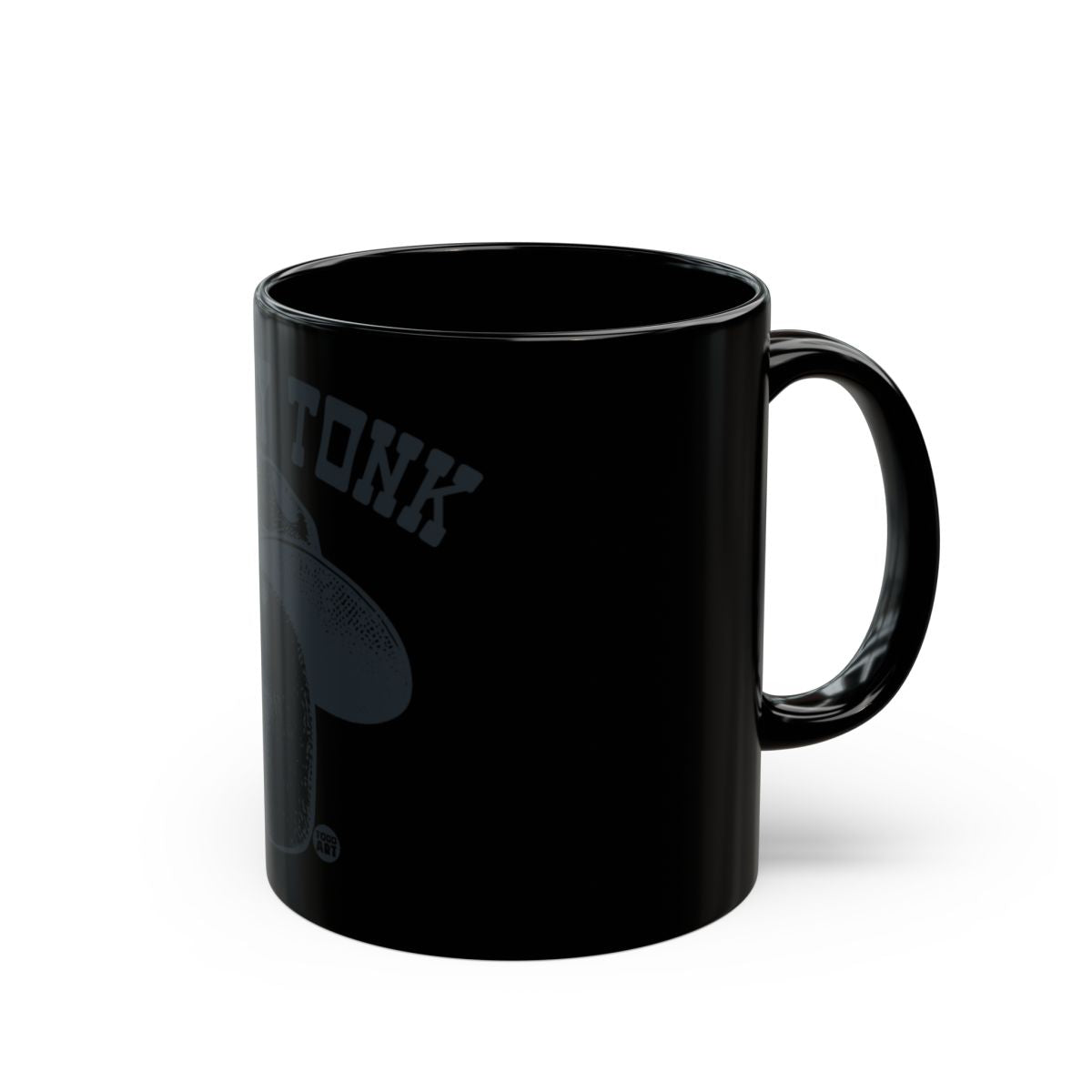 Honky Tonk Cowboy Black Ceramic Mug for Coffee Lovers