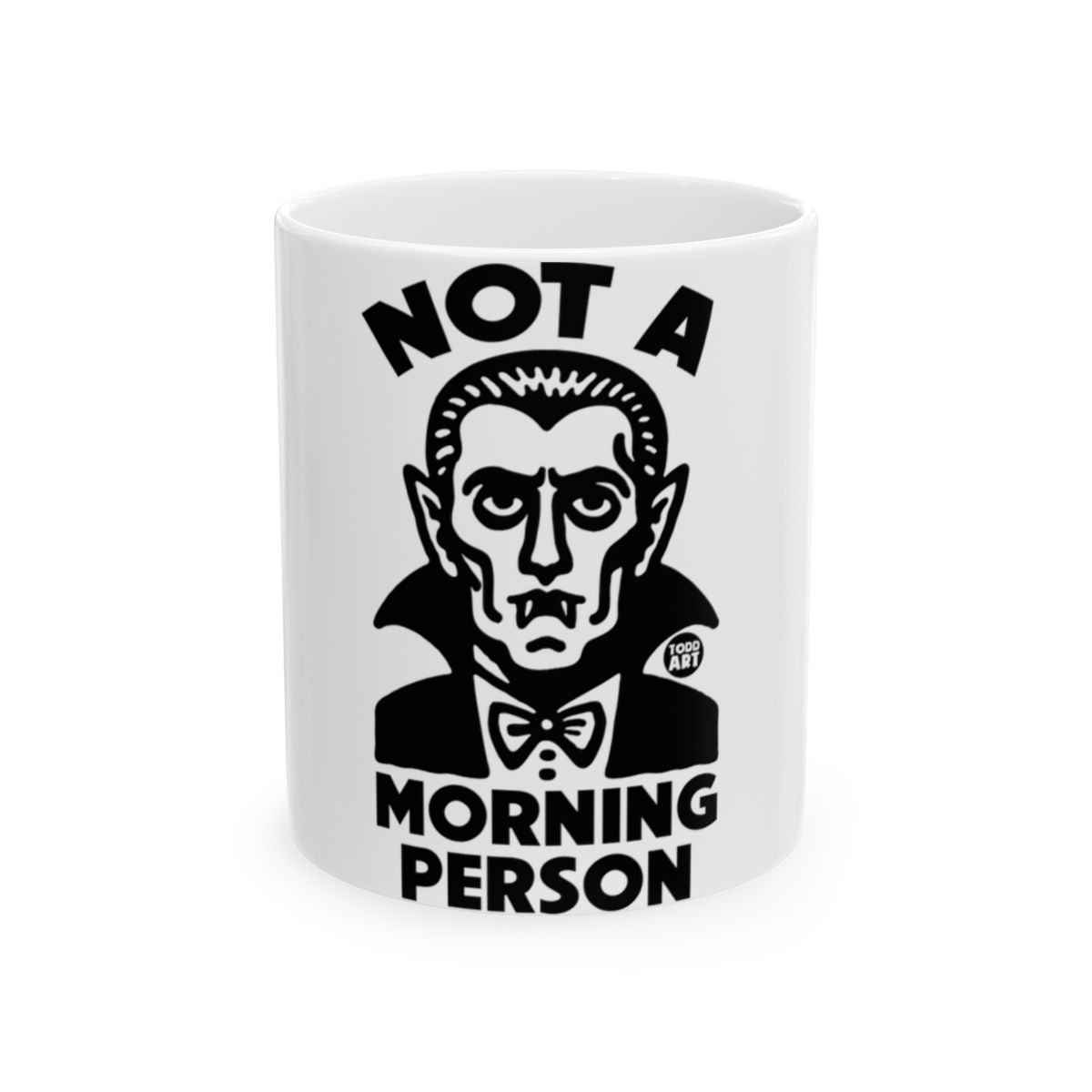 Not A Morning Person Dracula Design Mug