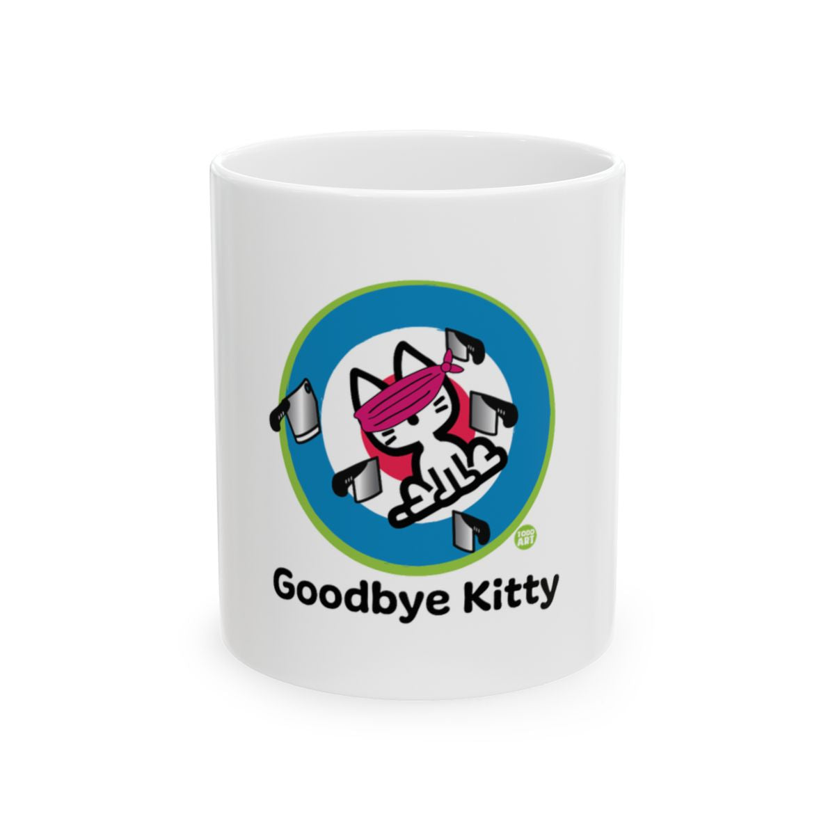 Goodbye Kitty Humorous Coffee Mug Gift Idea