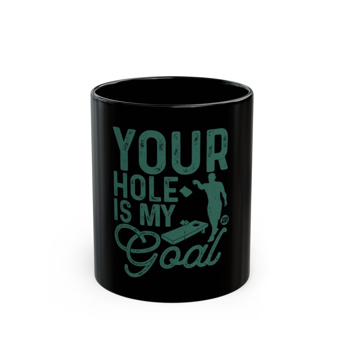 Your Hole is My Goal Cornhole Mug
