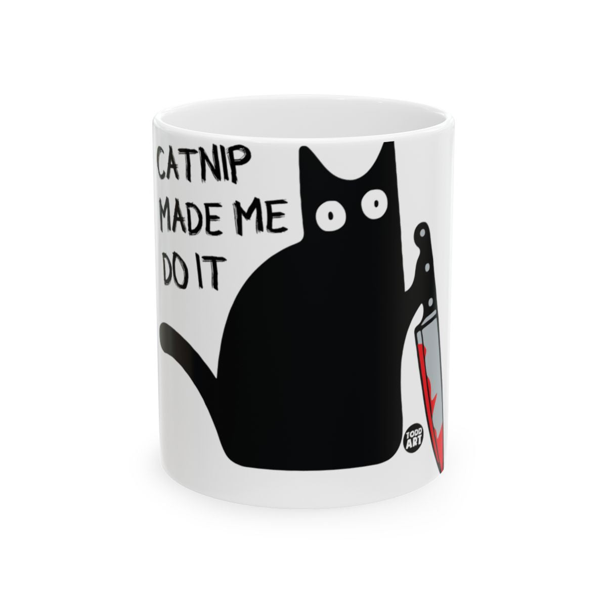 Catnip Made Me Do It Cat Design Mug Product