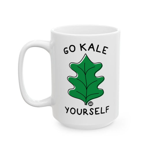 Go Kale Yourself Printed Mug for Fitness Enthusiasts