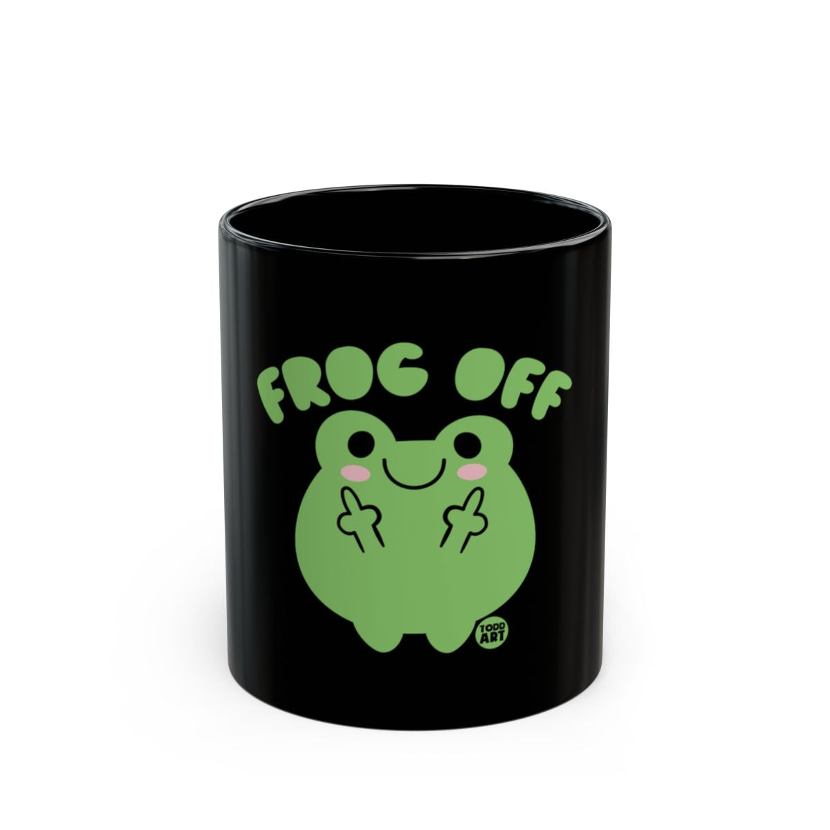 Frog Off Cute Frog Graphic Design Mug