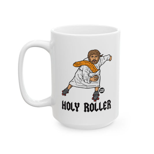Holy Roller Jesus on Skates Mug