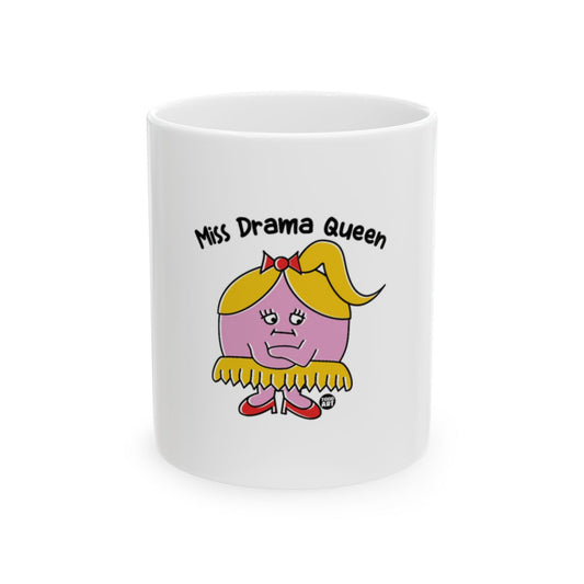 Miss Drama Queen Cartoon Character Mug