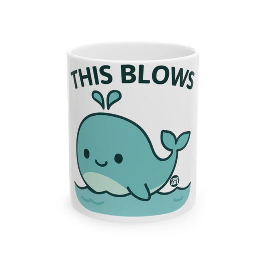 This Blows Cute Whale Design Fun Gift Perfect Mug