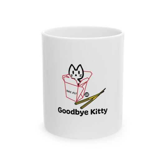 Goodbye Kitty Take Out Cup with Cute Design Mug