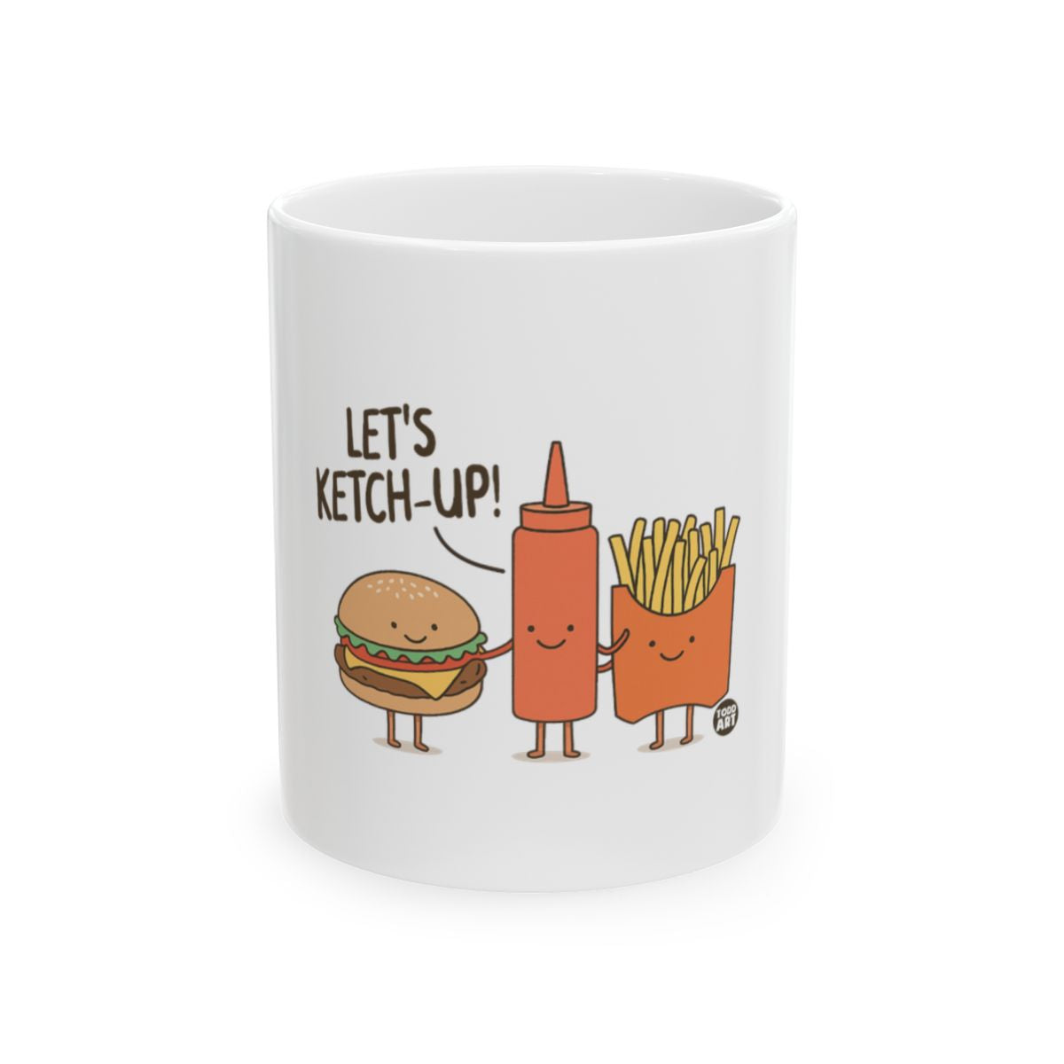 Let's Ketch-Up! Fun Burger and Fries Mug