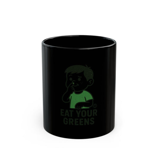 Eat Your Greens Graphic Mug