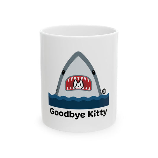 Goodbye Kitty Shark Mug with Fun Design