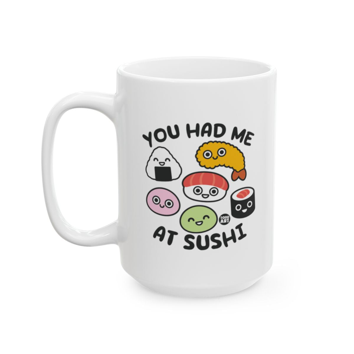 Cute Sushi Characters White Coffee Mug