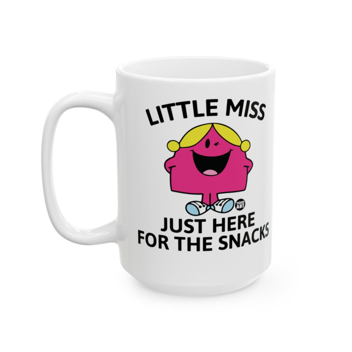 Little Miss Just Here For The Snacks coffee mug