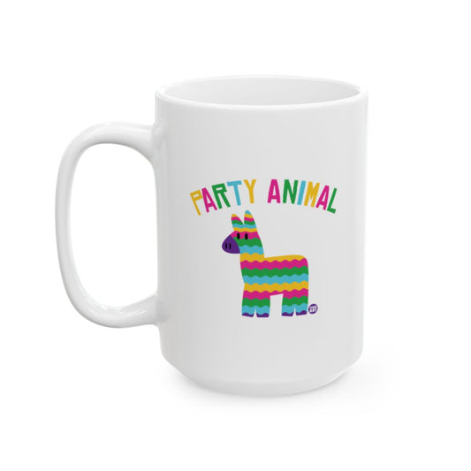 Colorful Party Animal Mug with a Fun Design