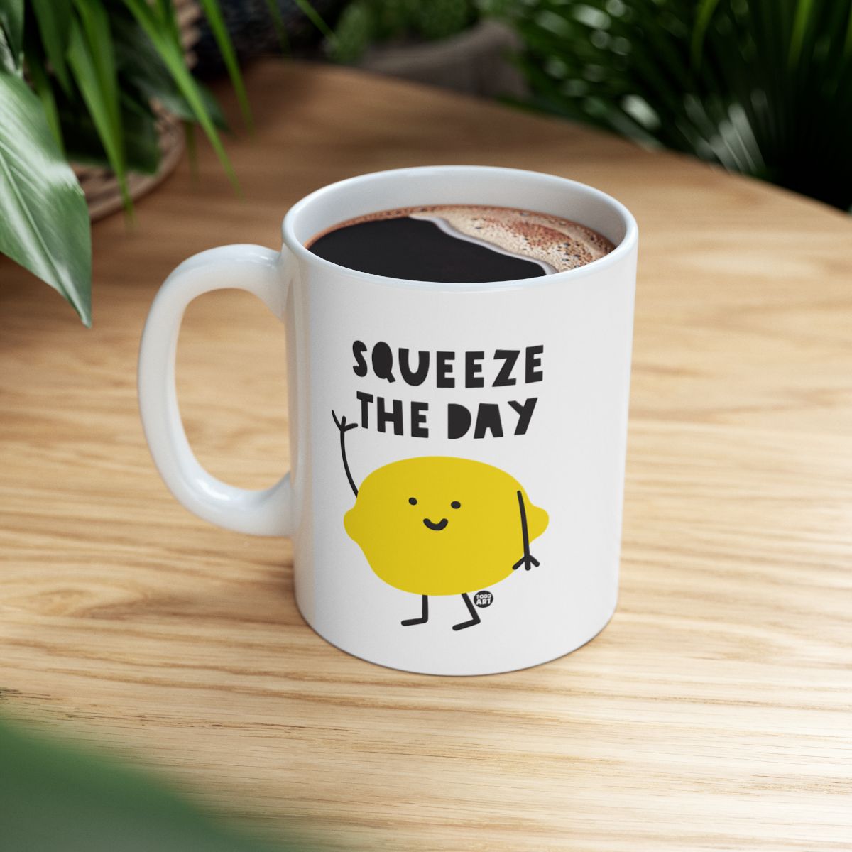 Squeeze The Day Funny Motivational Lemon Mug Product