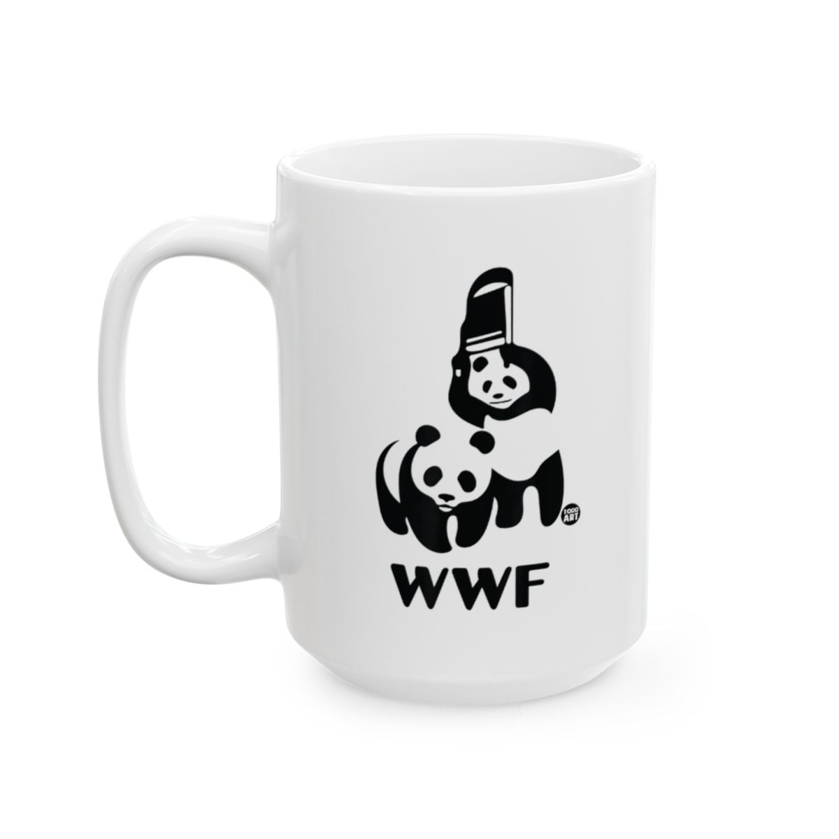 WWF Panda Design Printed White Mug