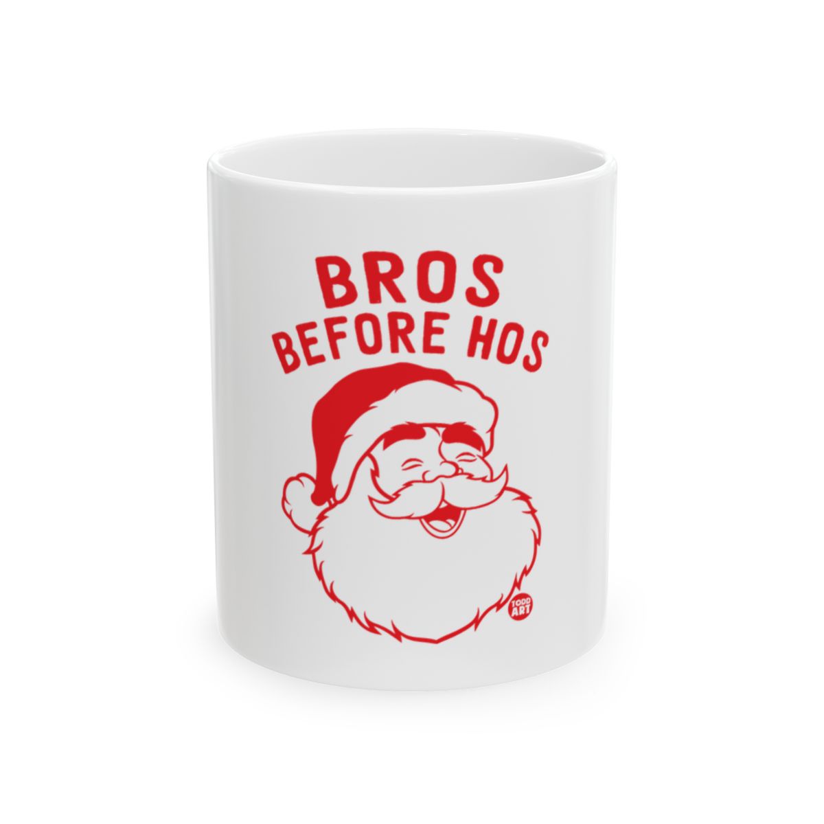 Bros Before Hos Santa Claus Fun Coffee Mug