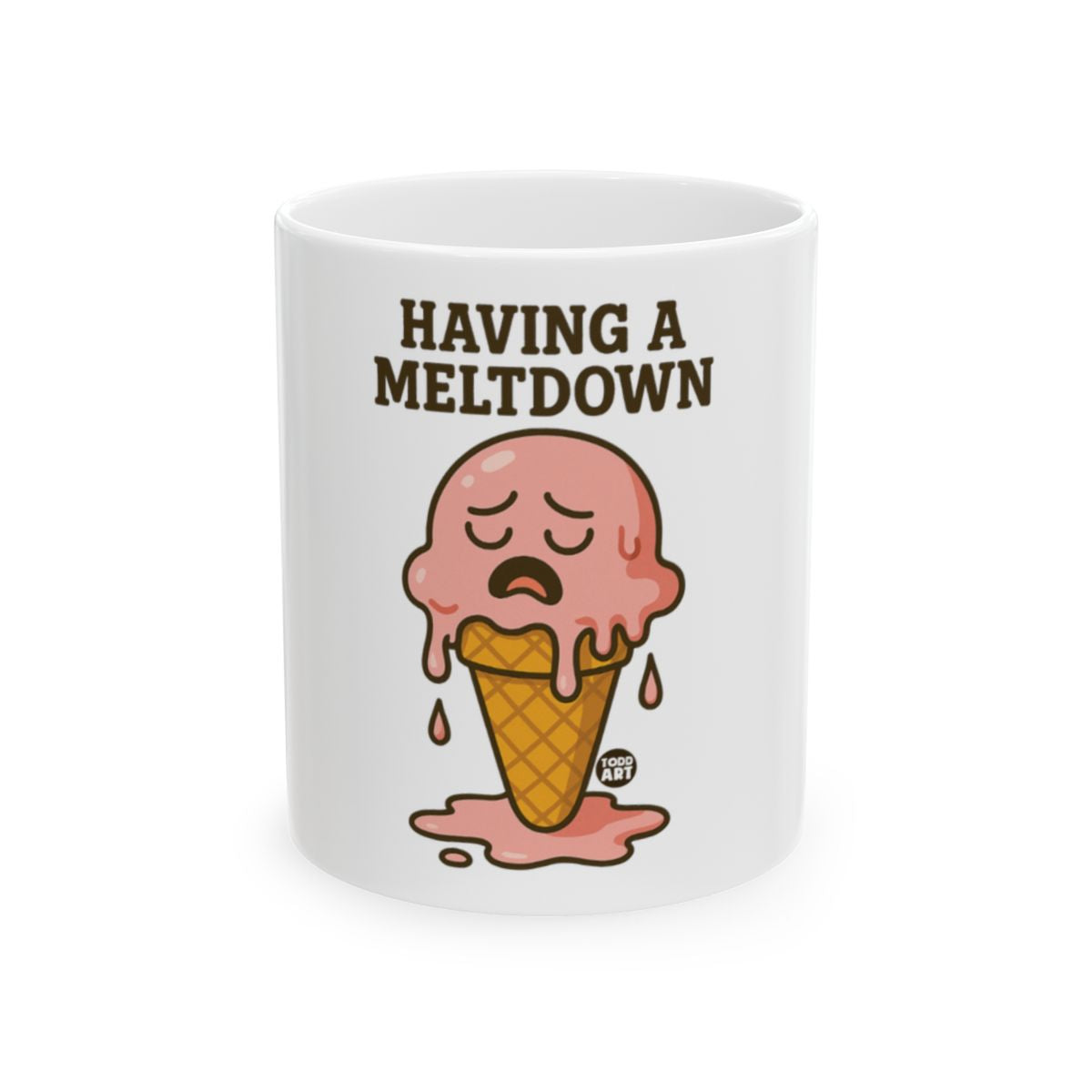 Having A Meltdown Ice Cream Themed Drinkware Item