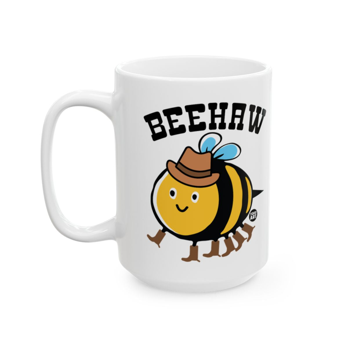 Beehaw Cute Bumblebee with Hat Novelty Mug