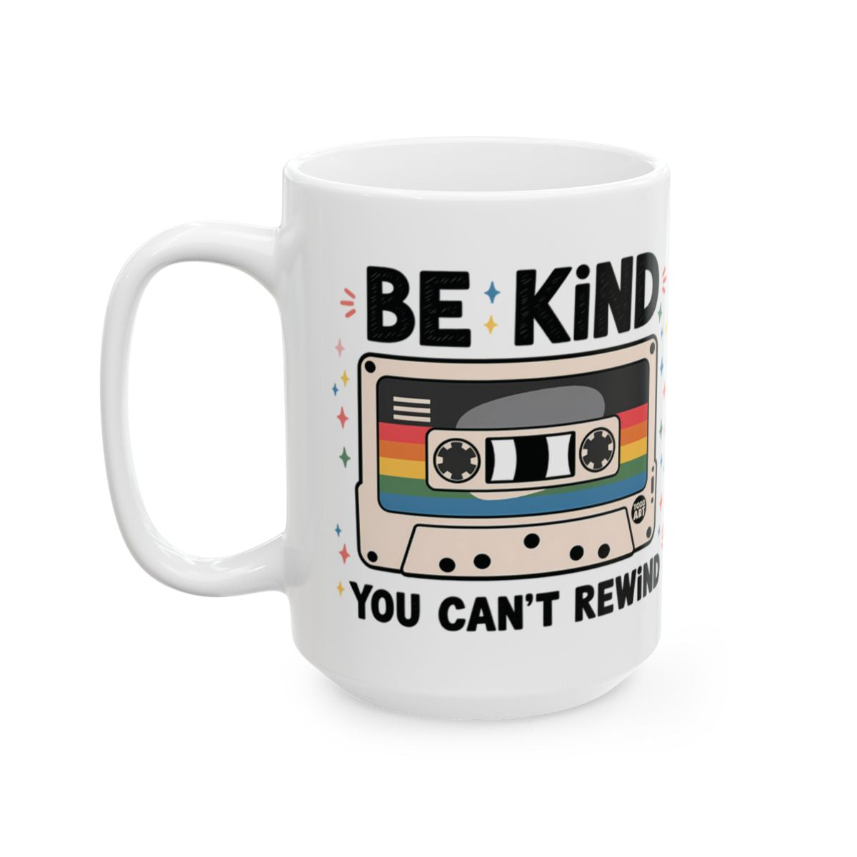 Be Kind You Can't Rewind Retro Cassette Mug