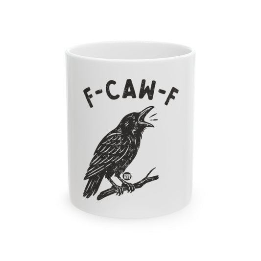 F-Caw-F Crow Illustration Funny Mug