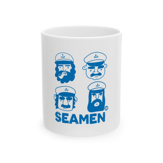 Seamen Illustrated Ceramic Coffee Mug Ideal for Gifts