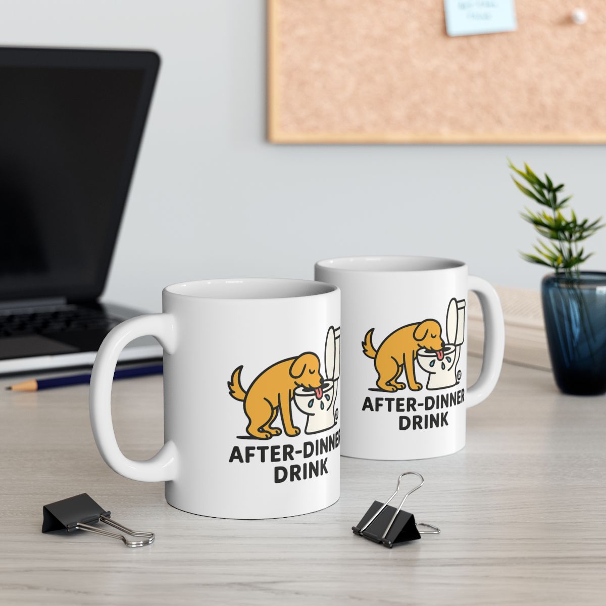 After-Dinner Drink Adorable Dog Lover Mug Set