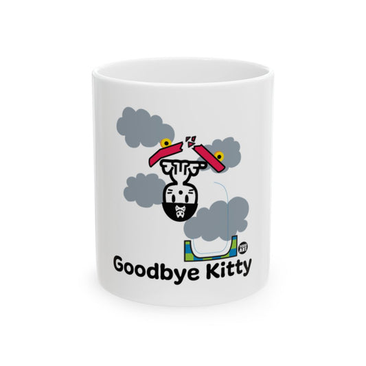 Goodbye Kitty Funny Coffee Mug with Unique Design