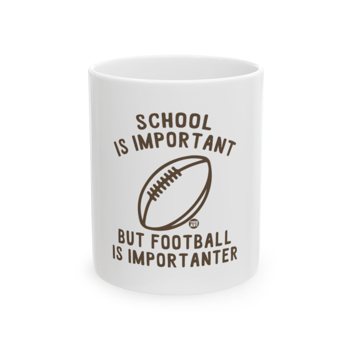 School is Important But Football is Importanter Mug