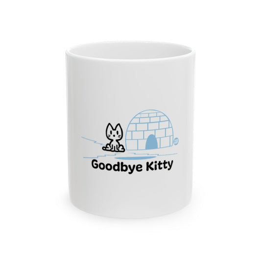 Goodbye Kitty Cute Animal Igloo Mug Product