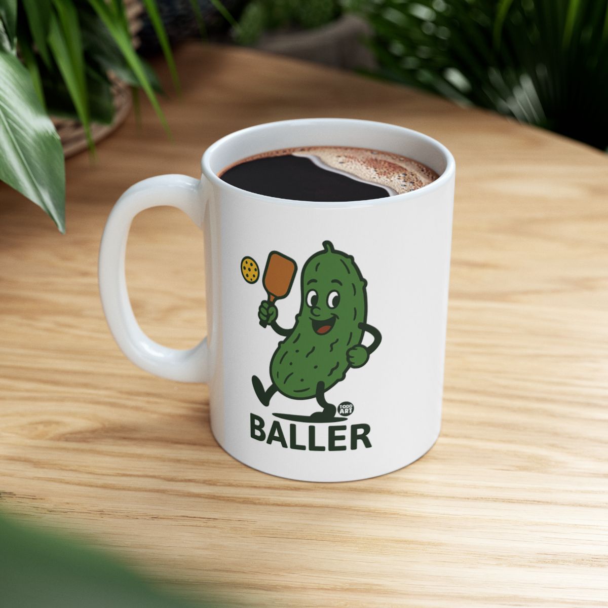 Pickleball Baller Funny Pickle Sports Enthusiast Mug