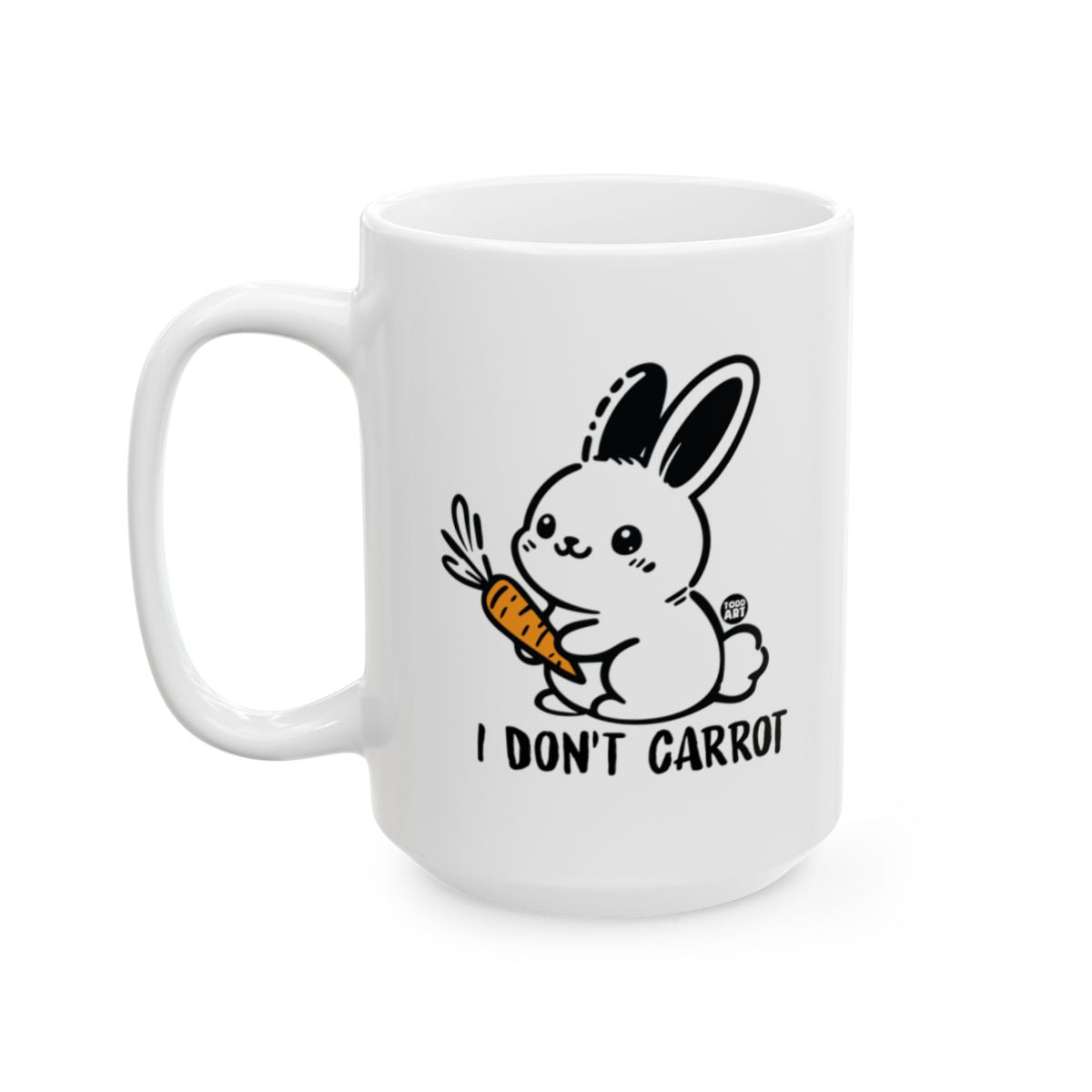 I Don't Carrot Bunny Rabbit Mug Fun Coffee Tea Cup Product