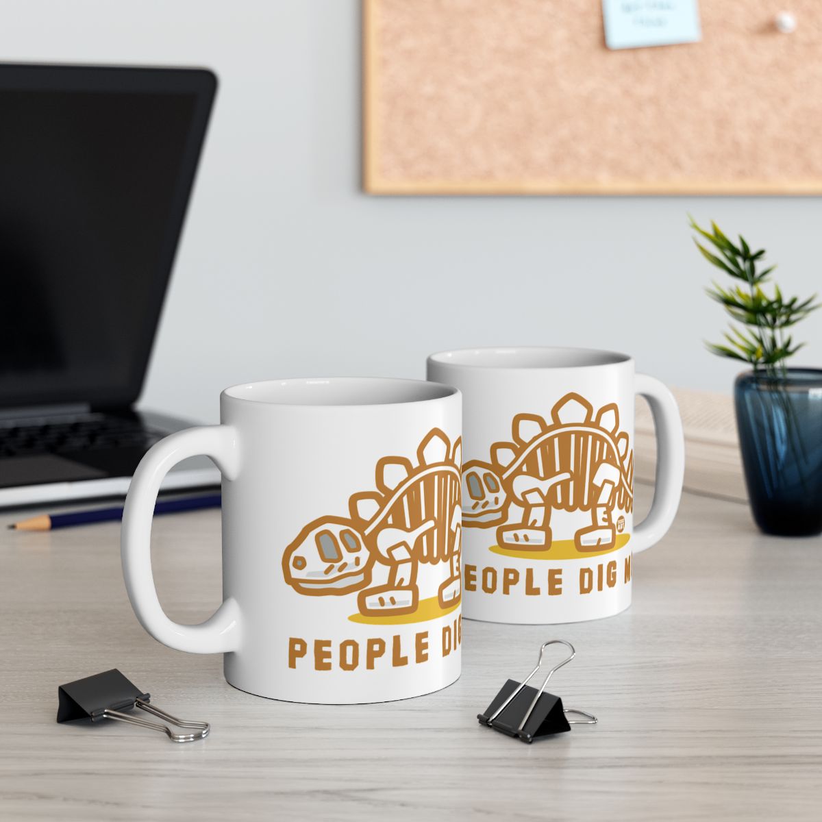 People Dig Me Dinosaur Coffee Mug Custom Gift