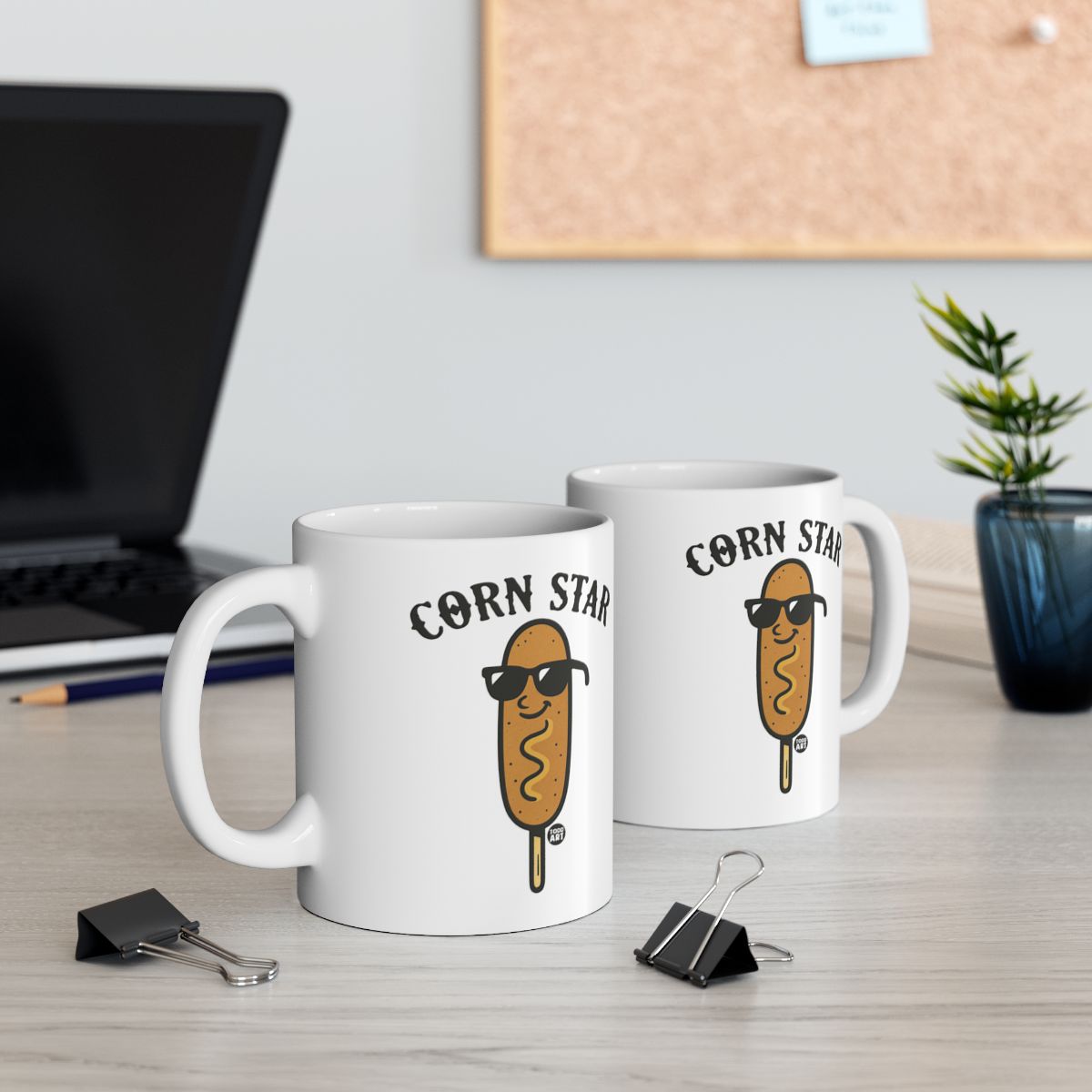 Funny Corn Star Coffee Mug For Humor Lovers