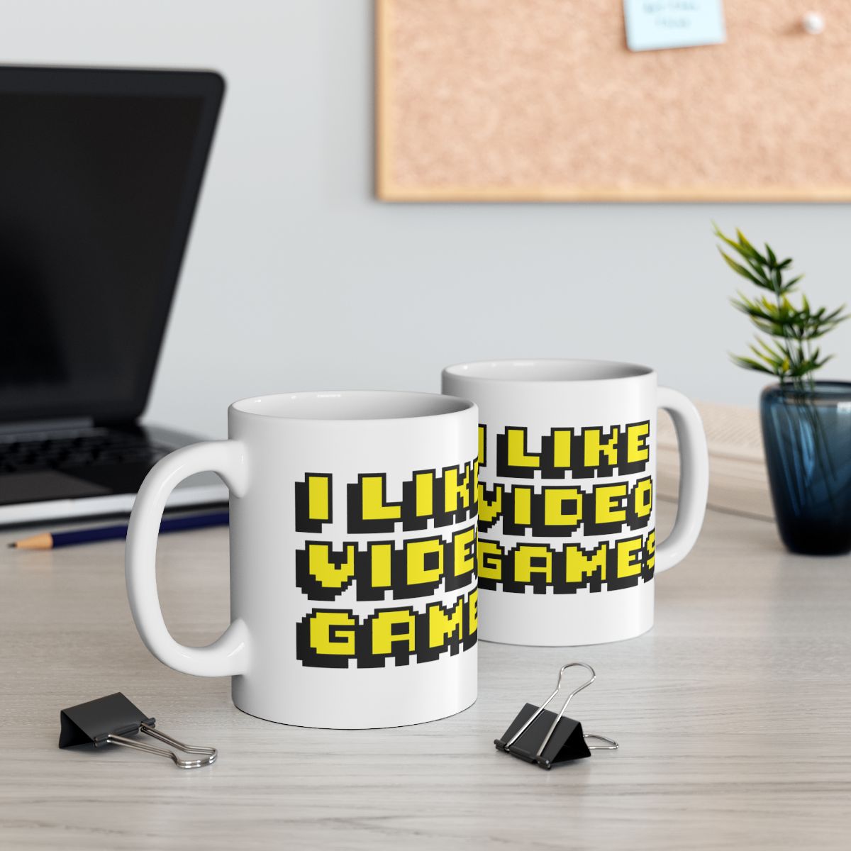 I Like Video Games Pixel Art Design Coffee Mug