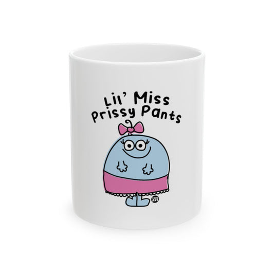 Lil' Miss Prissy Pants cartoon character mug