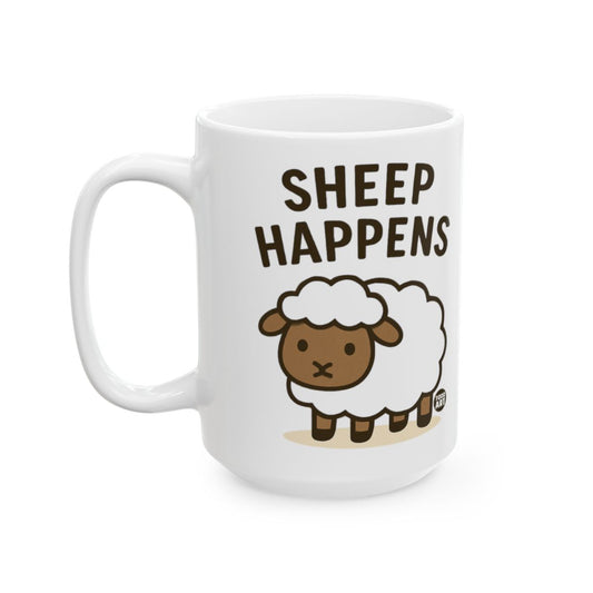 Funny Sheep Happens Mug for Animal Lovers