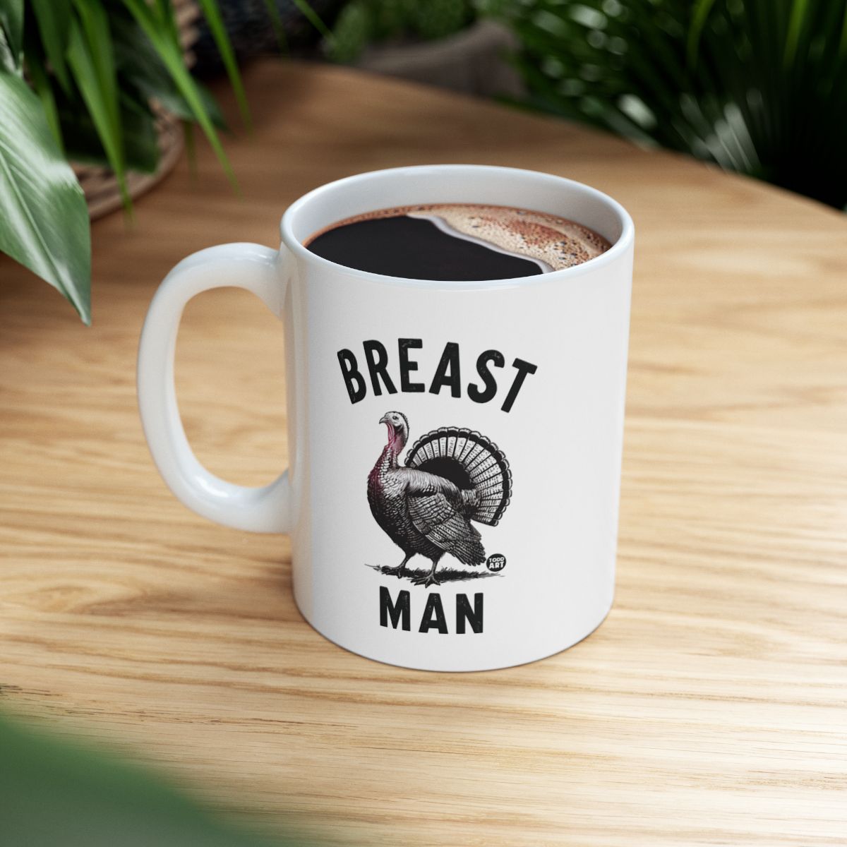 Breast Man Turkey Themed Coffee Mug