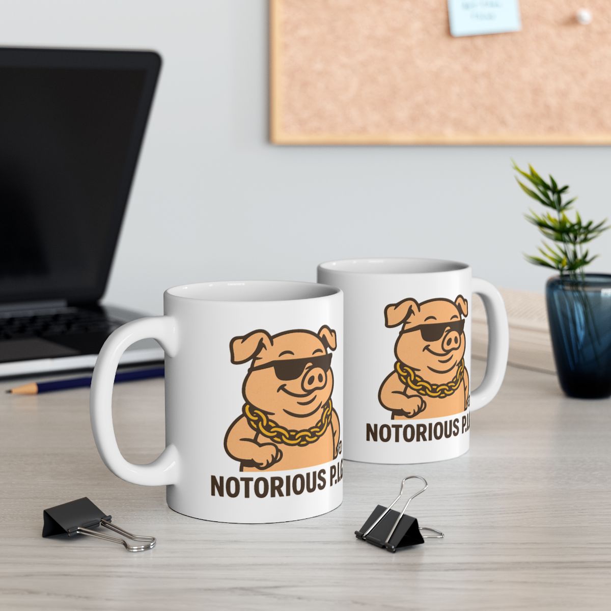 Notorious P.I.G. Graphic Print Mug for Coffee Lovers