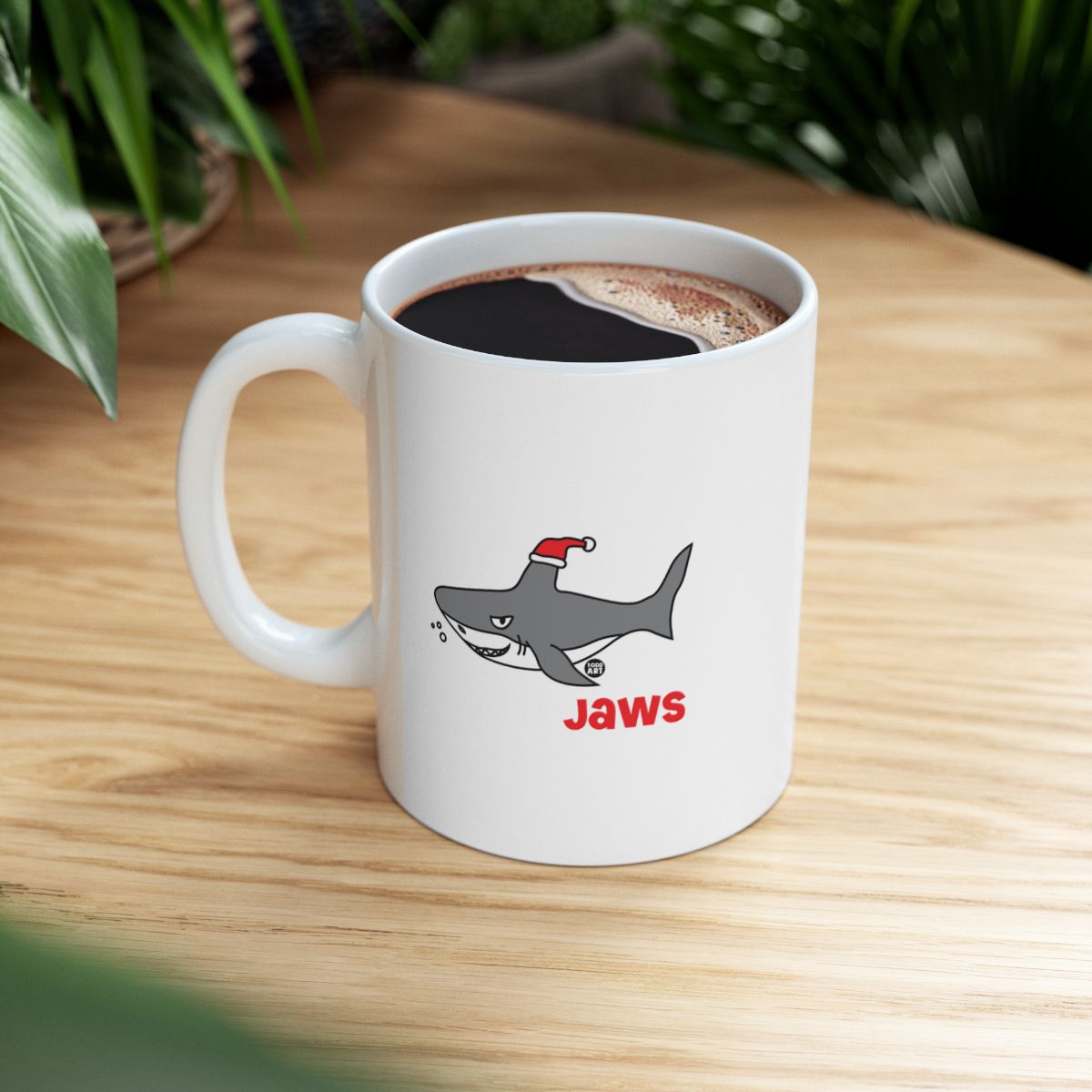 Jaws Shark Christmas Coffee Mug for Holiday Season