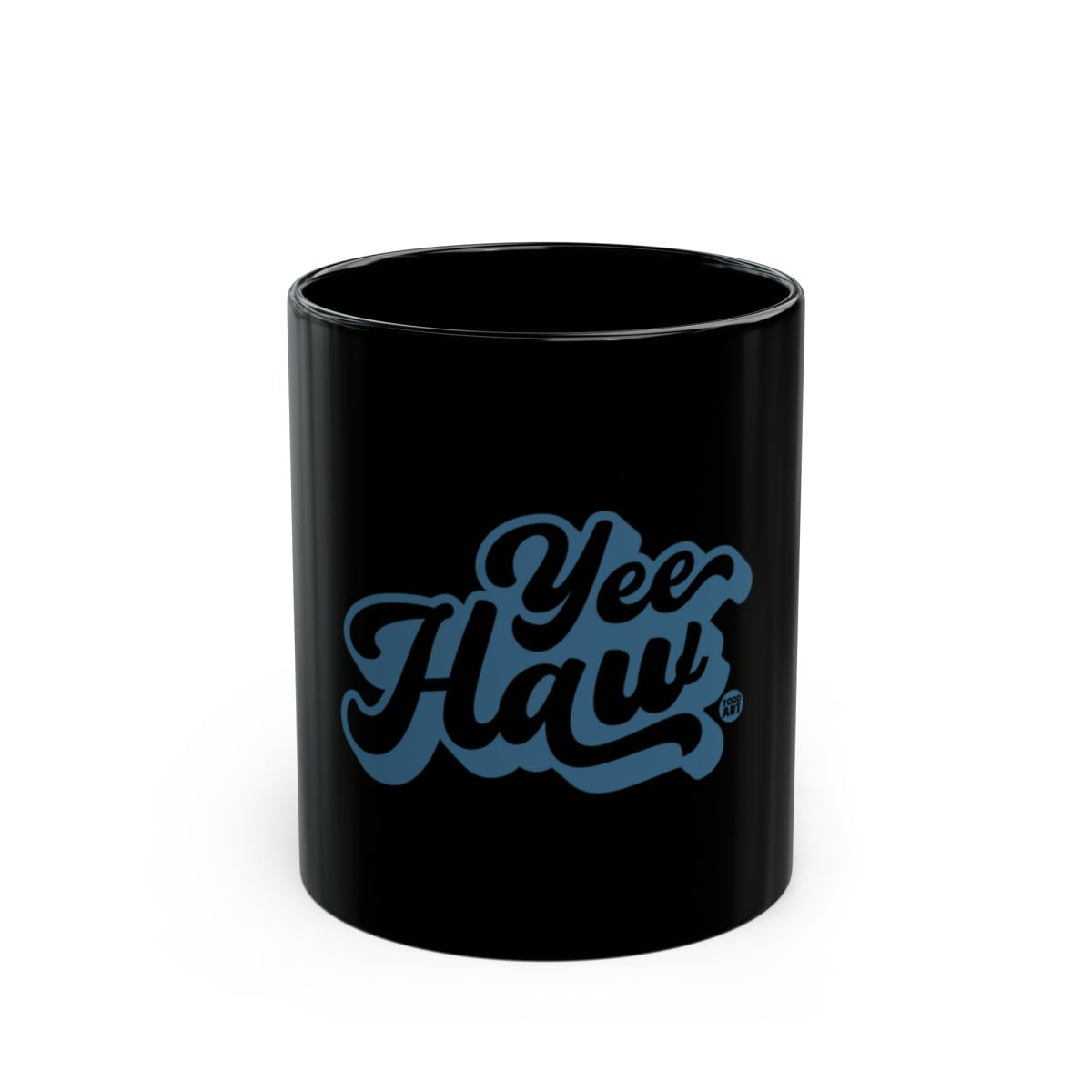 Yee Haw Graphic Black Coffee Mug Product