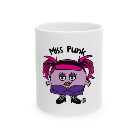 Miss Punk Graphic Art Coffee Mug