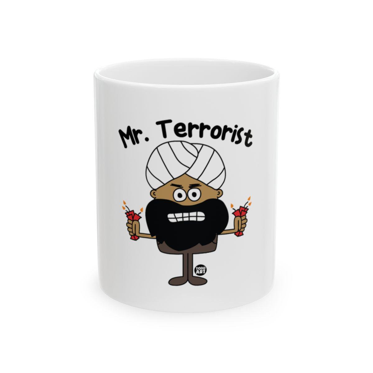 Mr Terrorist Cartoon Character Mug